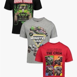 Monster Jam Kids T-Shirt Set